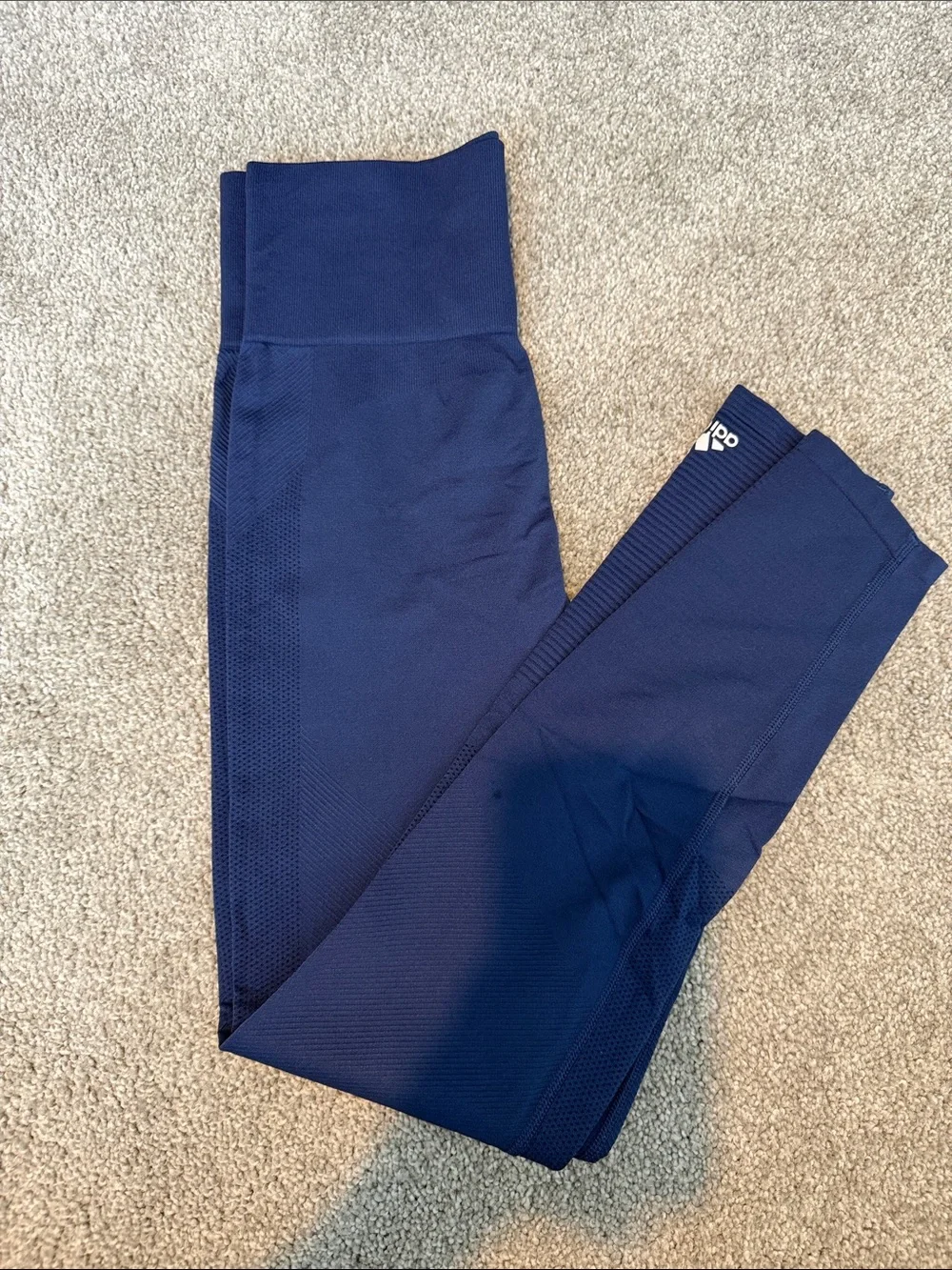adidas Navy Seamless Performance Leggings